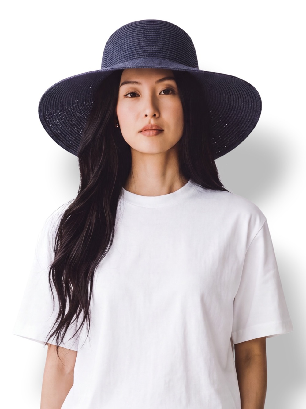 4/$20 NWT Betmar New York Navy UPF 50+ Wide Brim Sun Hat One Size